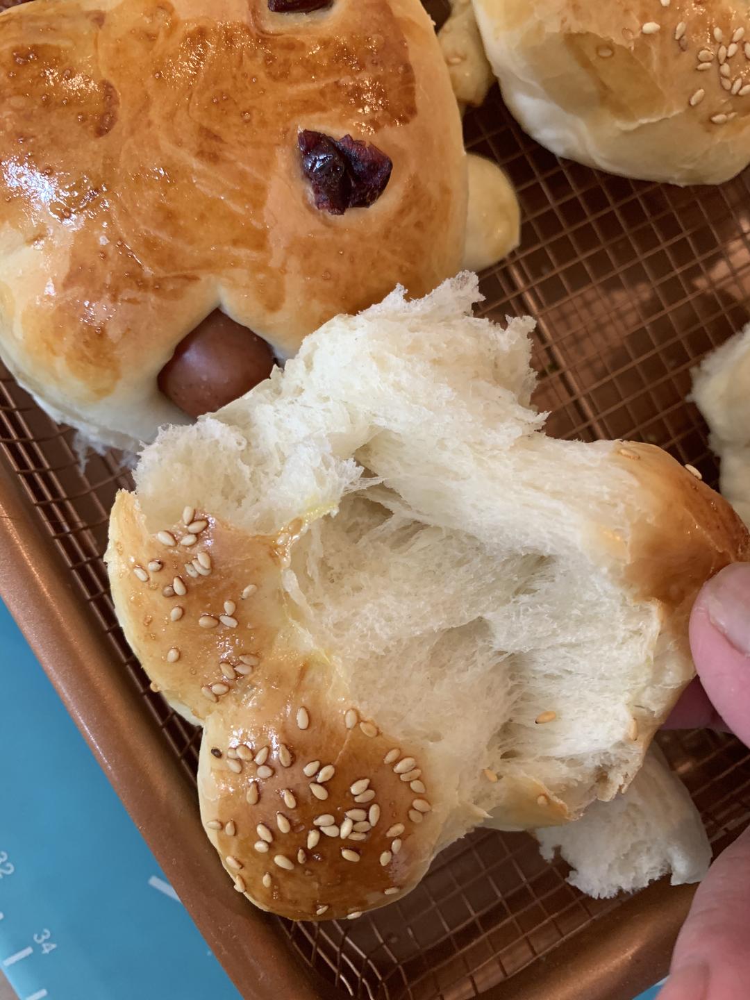 纯奶手撕吐司的做法 步骤1