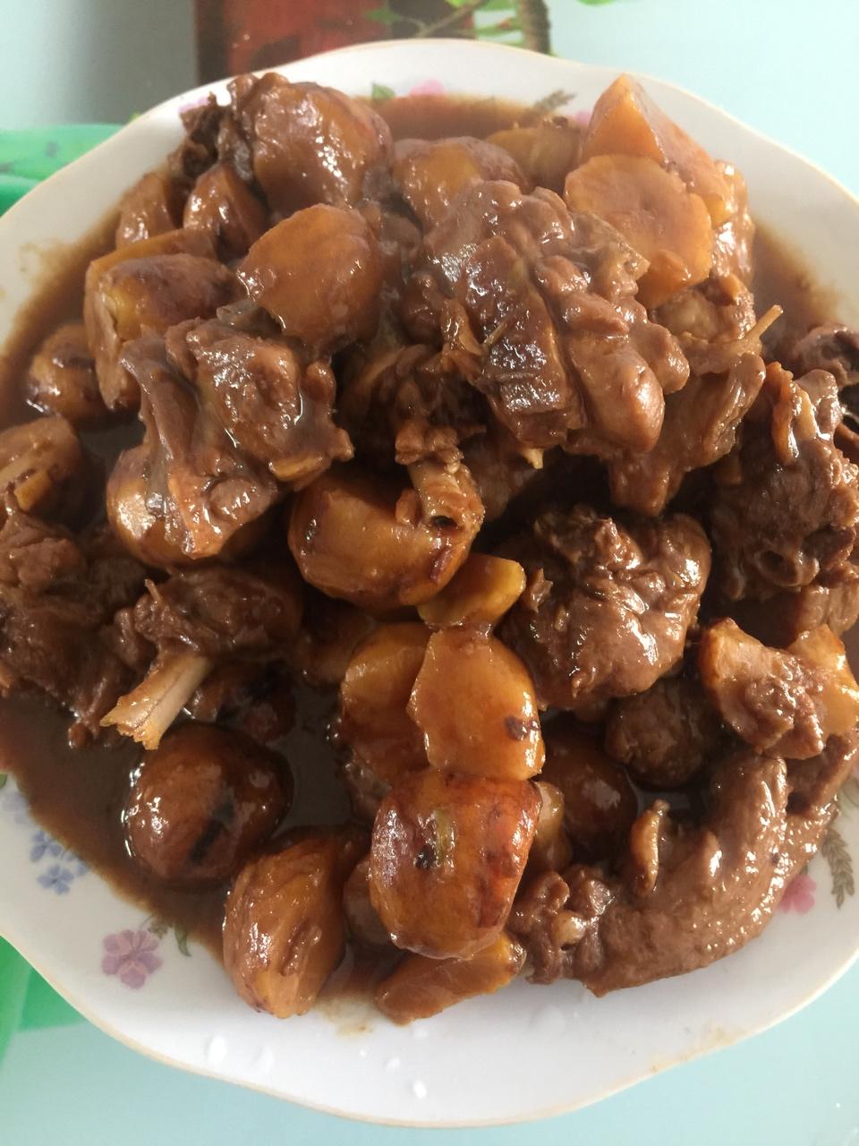 板栗烧鸡