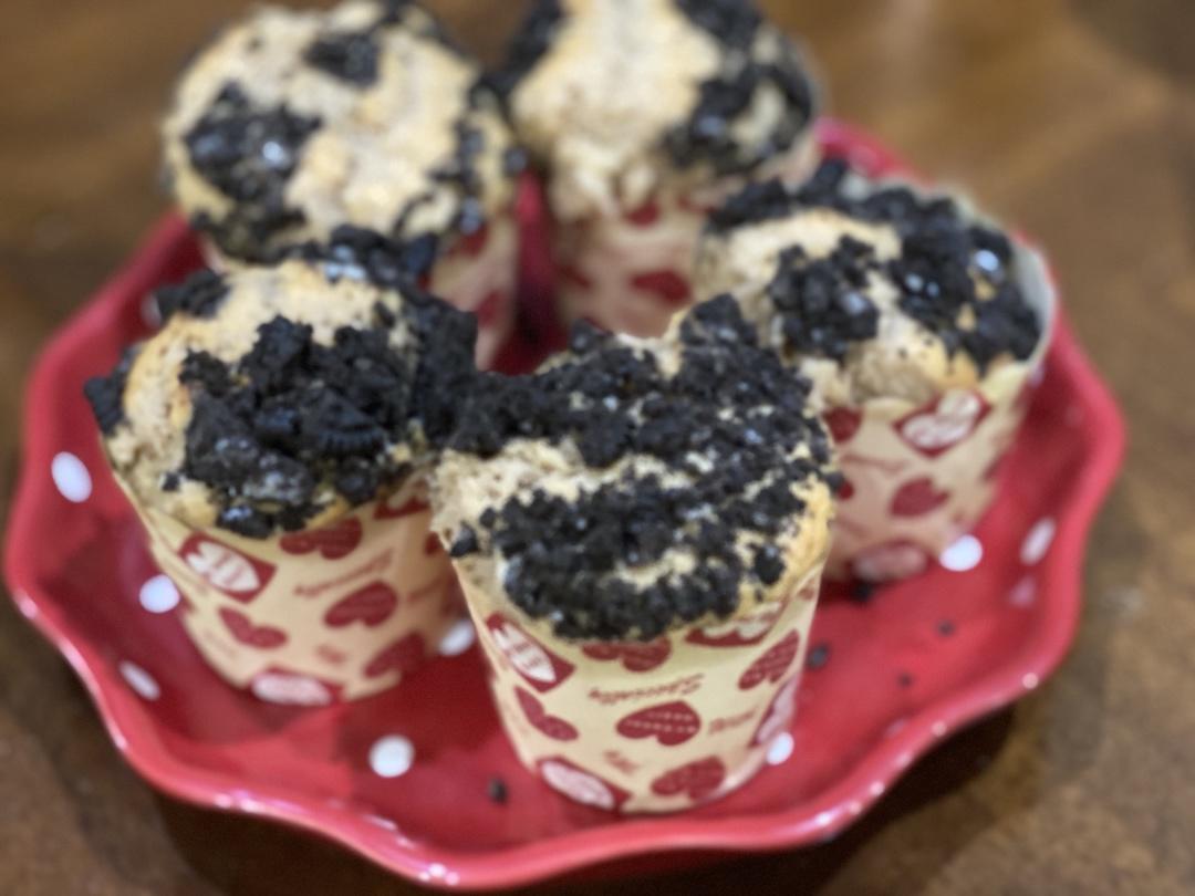 奥利奥可可马芬纸杯蛋糕