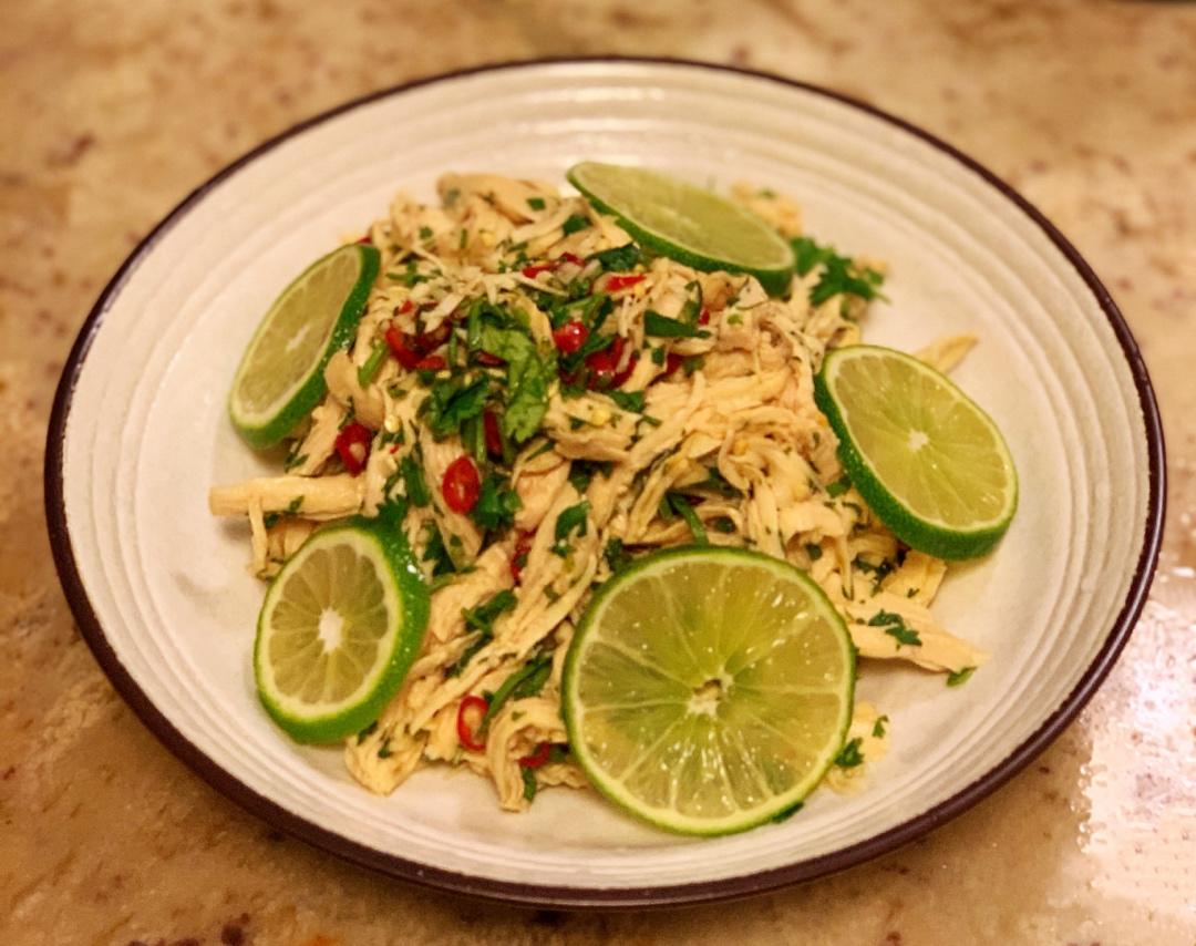 柠檬手撕鸡（云南傣味鬼鸡）