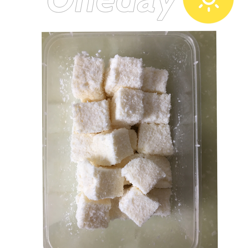 椰蓉牛奶小方