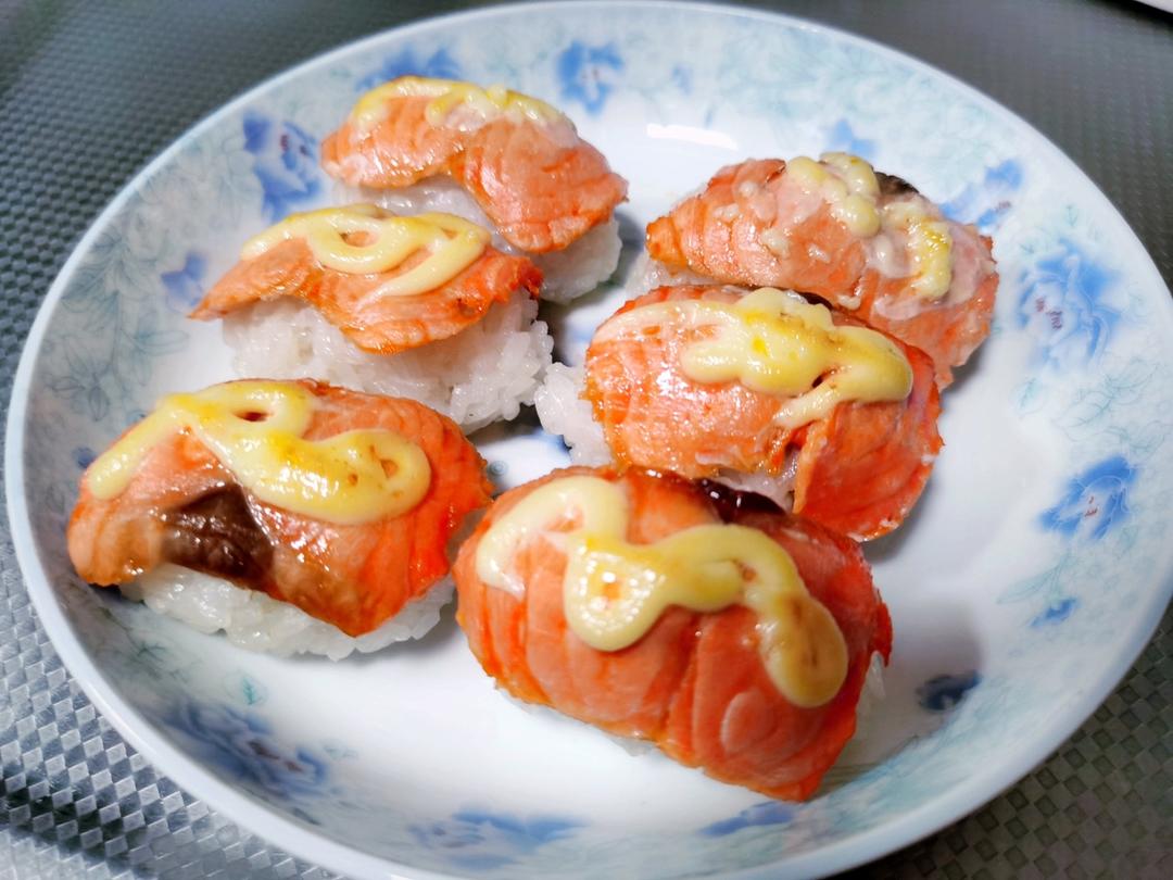 美食日记135|用空气炸锅实现🔥火炙三文鱼自由