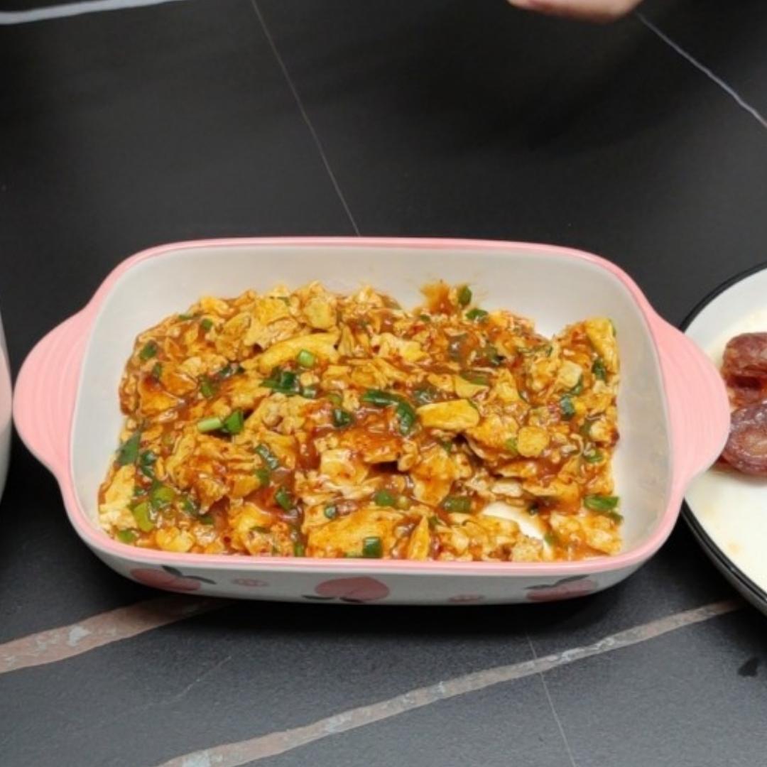 “东北yyds鸡蛋酱”太费米饭了！3步搞定超简单！