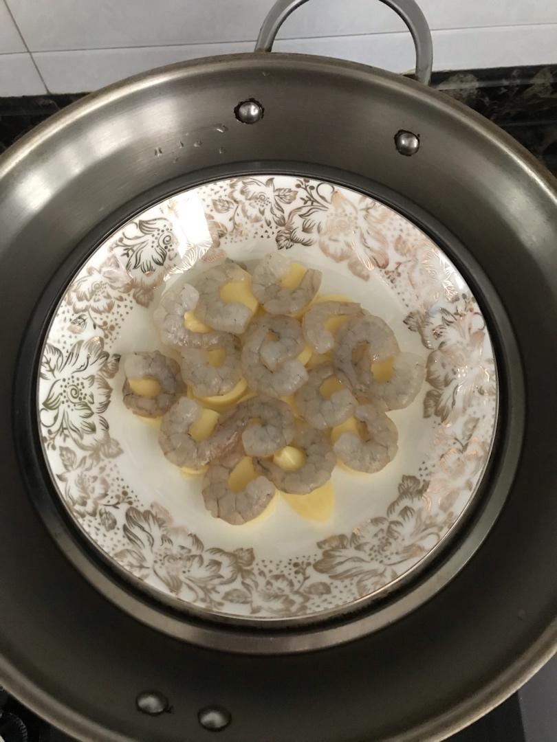 日本豆腐蒸虾仁