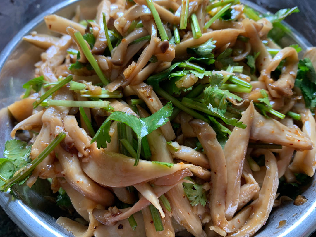 比吃肉还香的凉拌菜，酸辣杏鲍菇