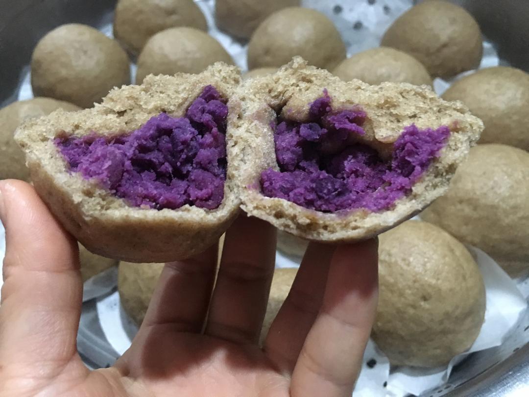 紫薯包子（宝宝辅食）