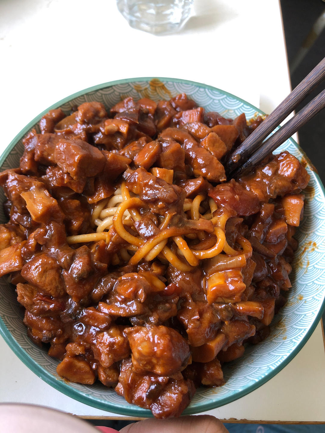 笋丁炸酱（面）