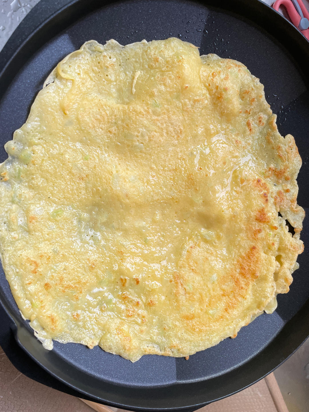 简单快手蔬菜鸡蛋煎饼
