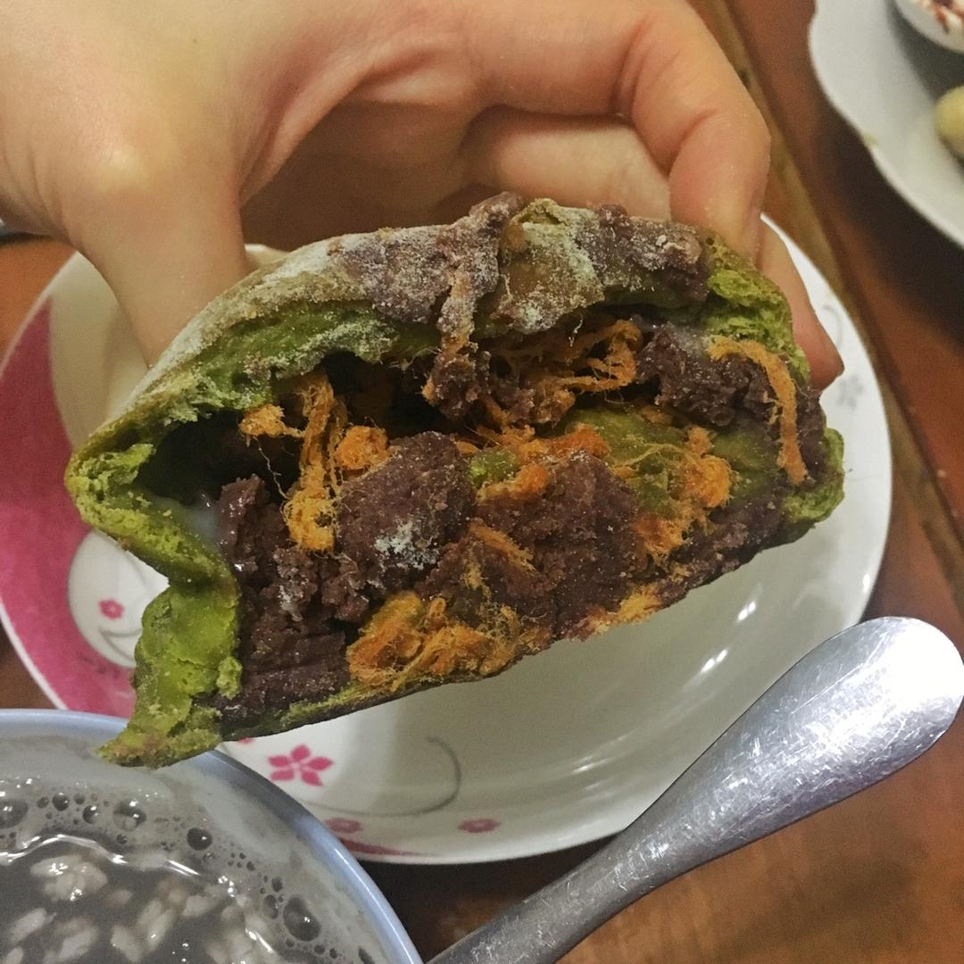 麻薯夹心可可（抹茶）软欧