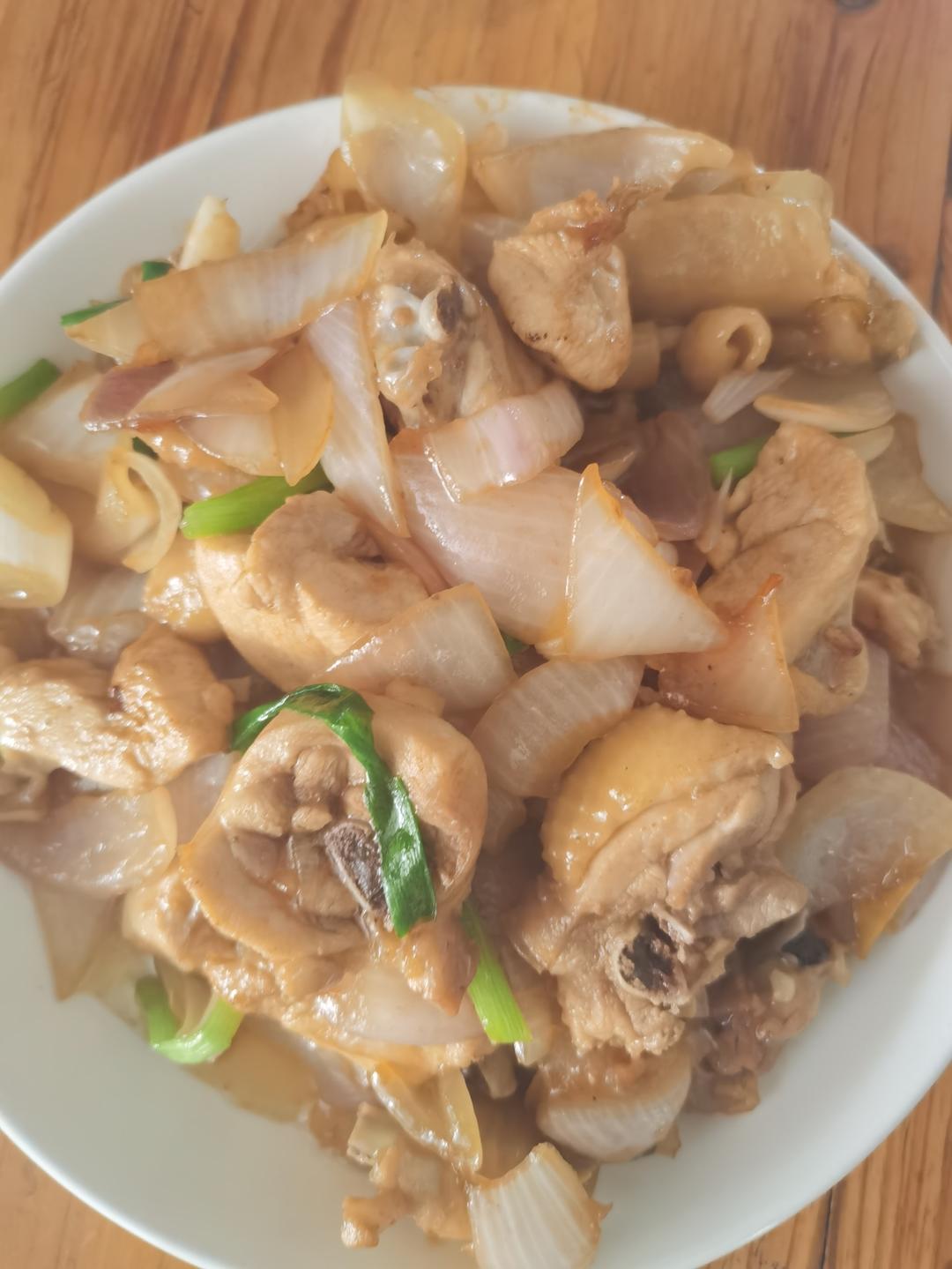 姜葱炒鸡