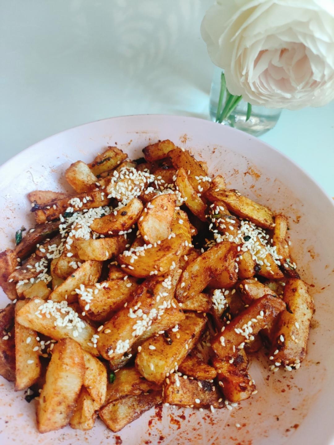 秒杀路边摊✨自制狼牙土豆🥔-在家就能做的美味「0失败」