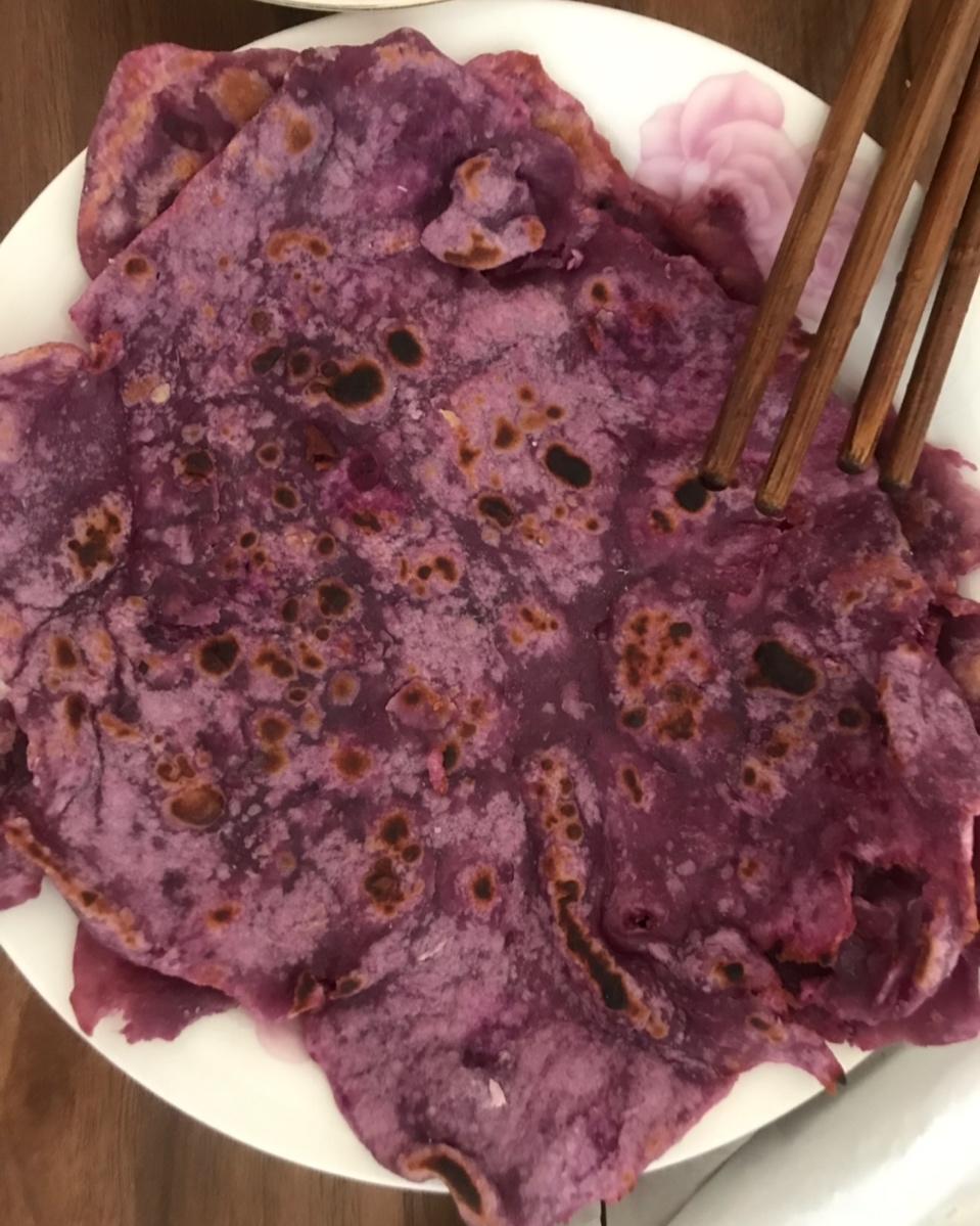 紫薯手抓饼