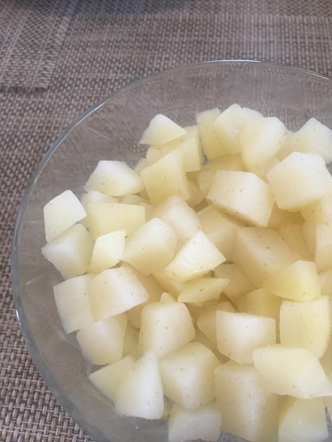 凉拌土豆丁