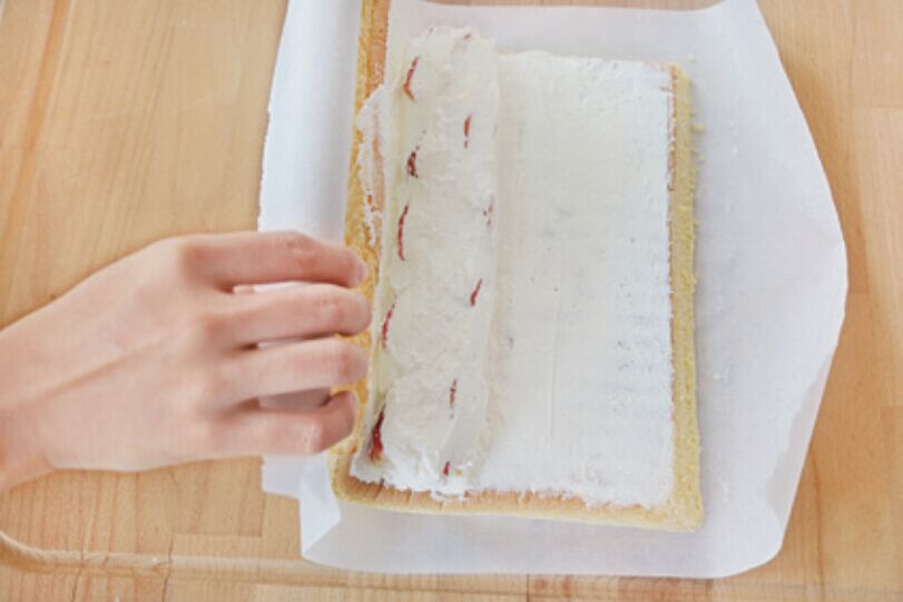 萌萌哒彩绘蛋糕卷的做法 步骤22