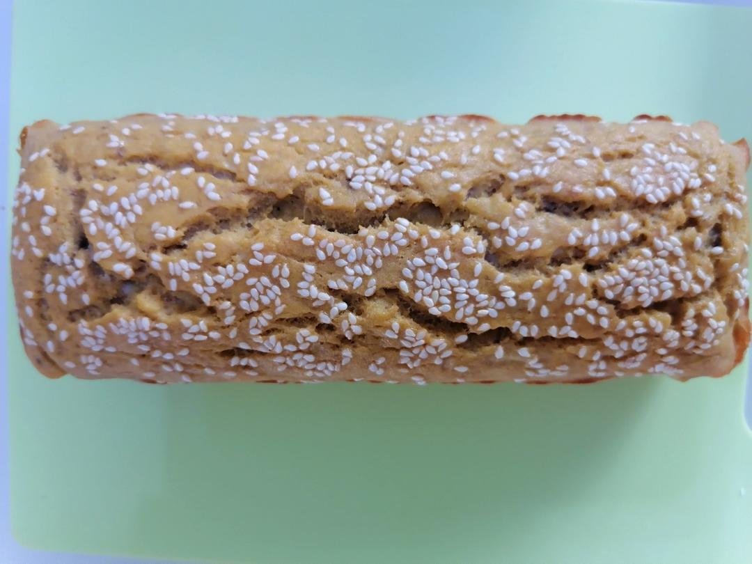 不放一滴油  一块不到100卡：香蕉🍌磅蛋糕