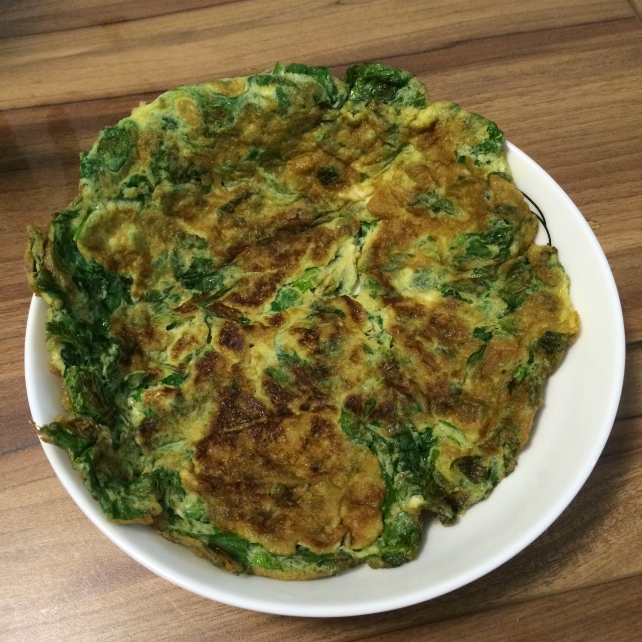 芹菜叶炒鸡蛋