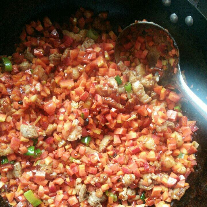 萝卜蒸干饭的做法