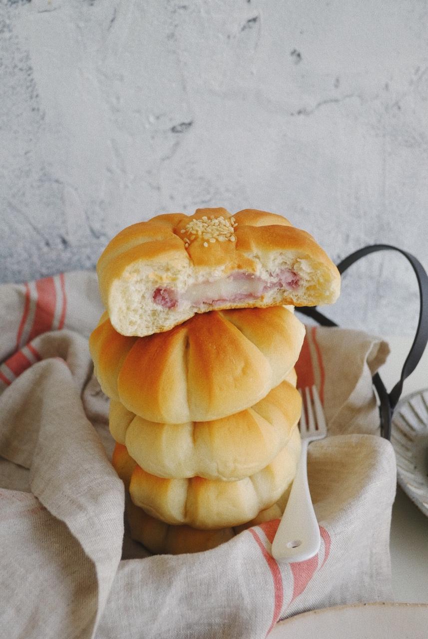 软噗噗的香芋小包