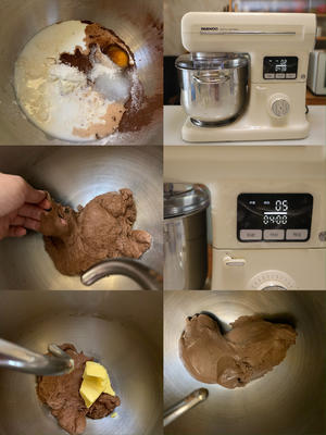 巧克力雪芙奶油面包的做法 步骤1