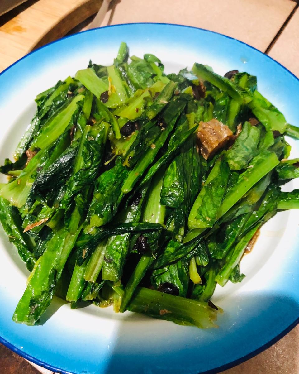 豆豉鲮鱼油麦菜