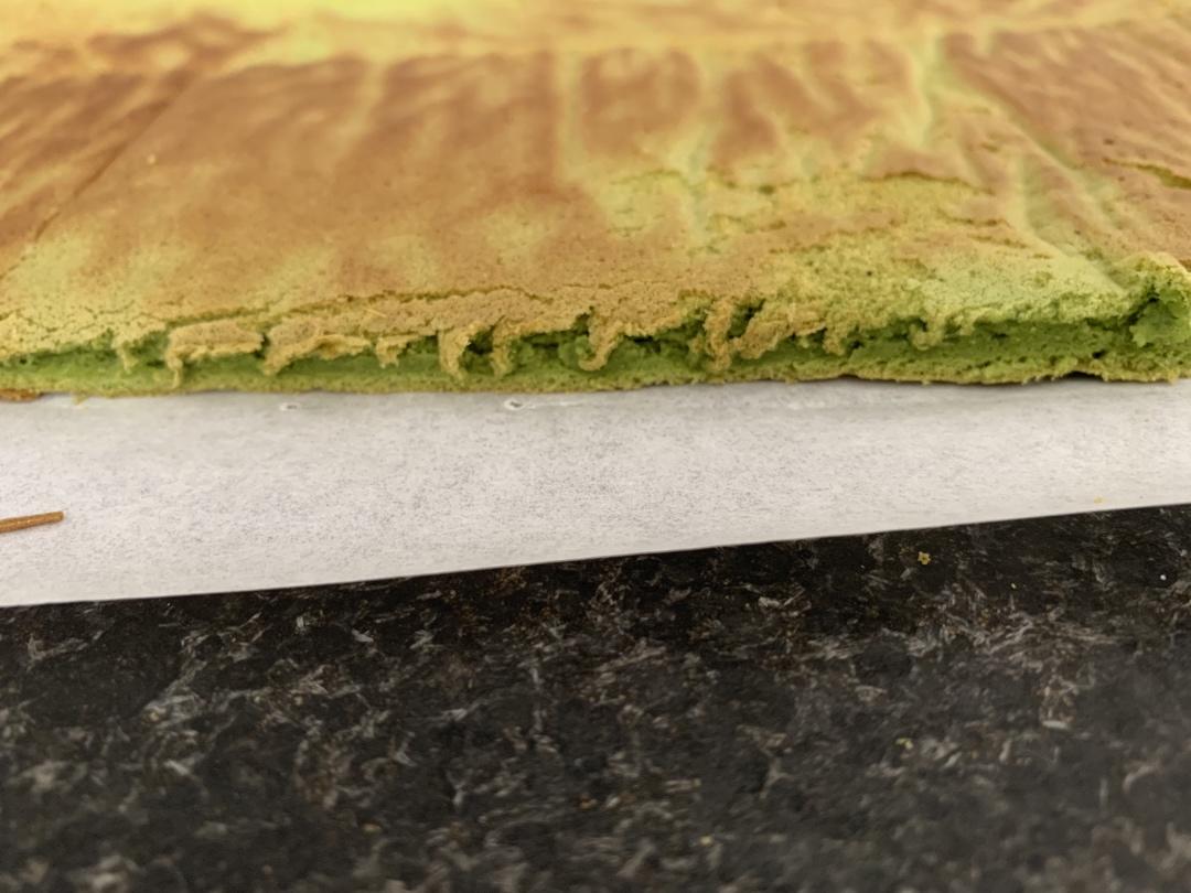 抹茶戚风蛋糕卷