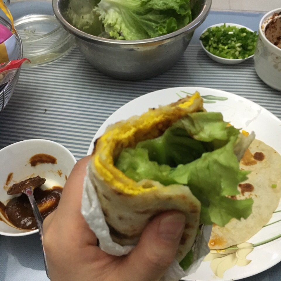 堂妈教你做鸡蛋灌饼