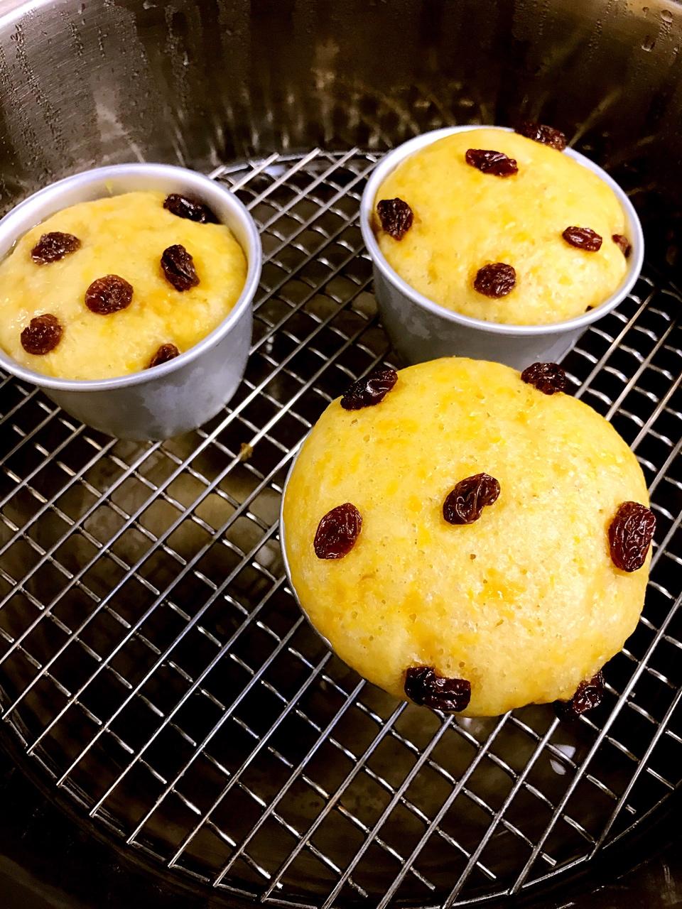 南瓜发糕 Steamed Pumpkin Cake