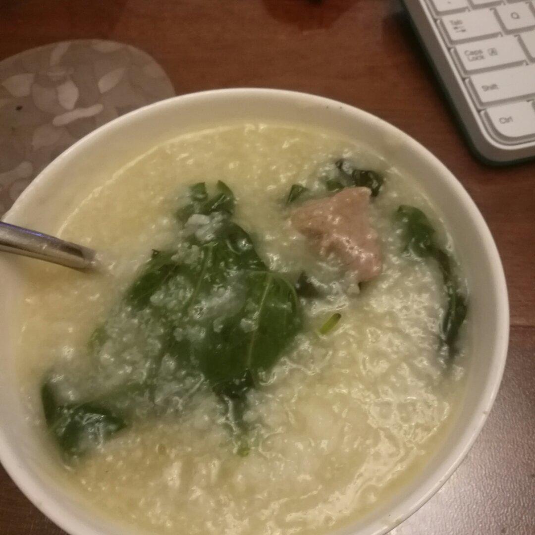 十五分钟快手之香滑皮蛋瘦肉粥(附五分钟电饭煲电压力锅更快捷方法)