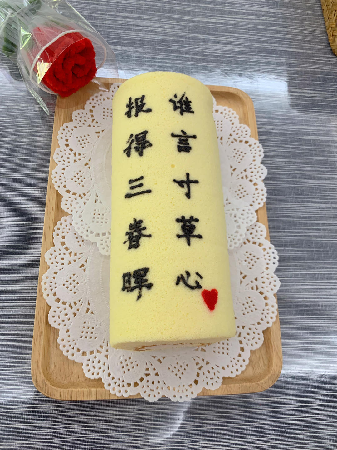 细腻零消泡彩绘蛋糕卷图案面糊制作方法