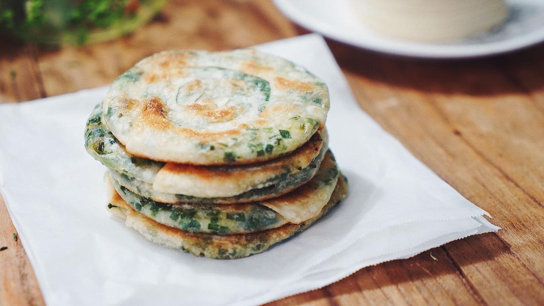 饺子皮快手葱油饼