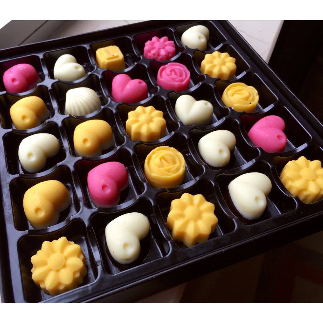 小金金cherry做的diy巧克力