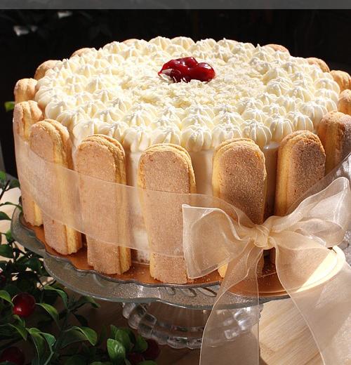 白巧克力樱桃蛋糕的做法
