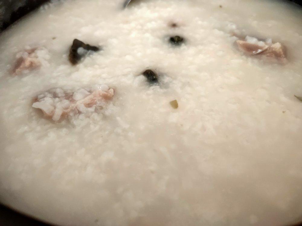 老火皮蛋瘦肉粥，老味道，家常做法