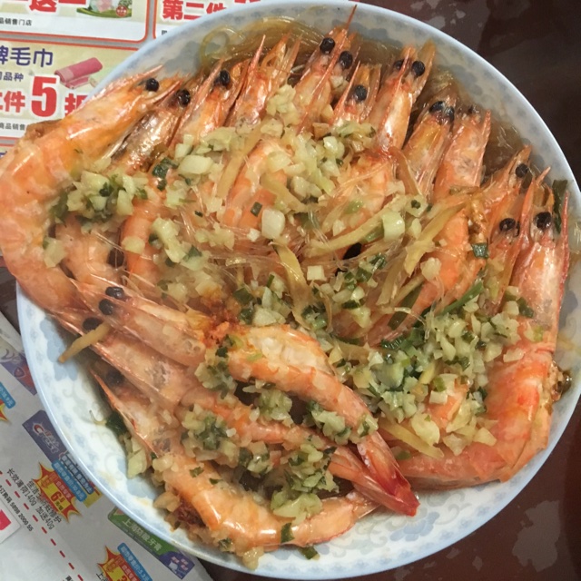蒜蓉粉丝蒸虾