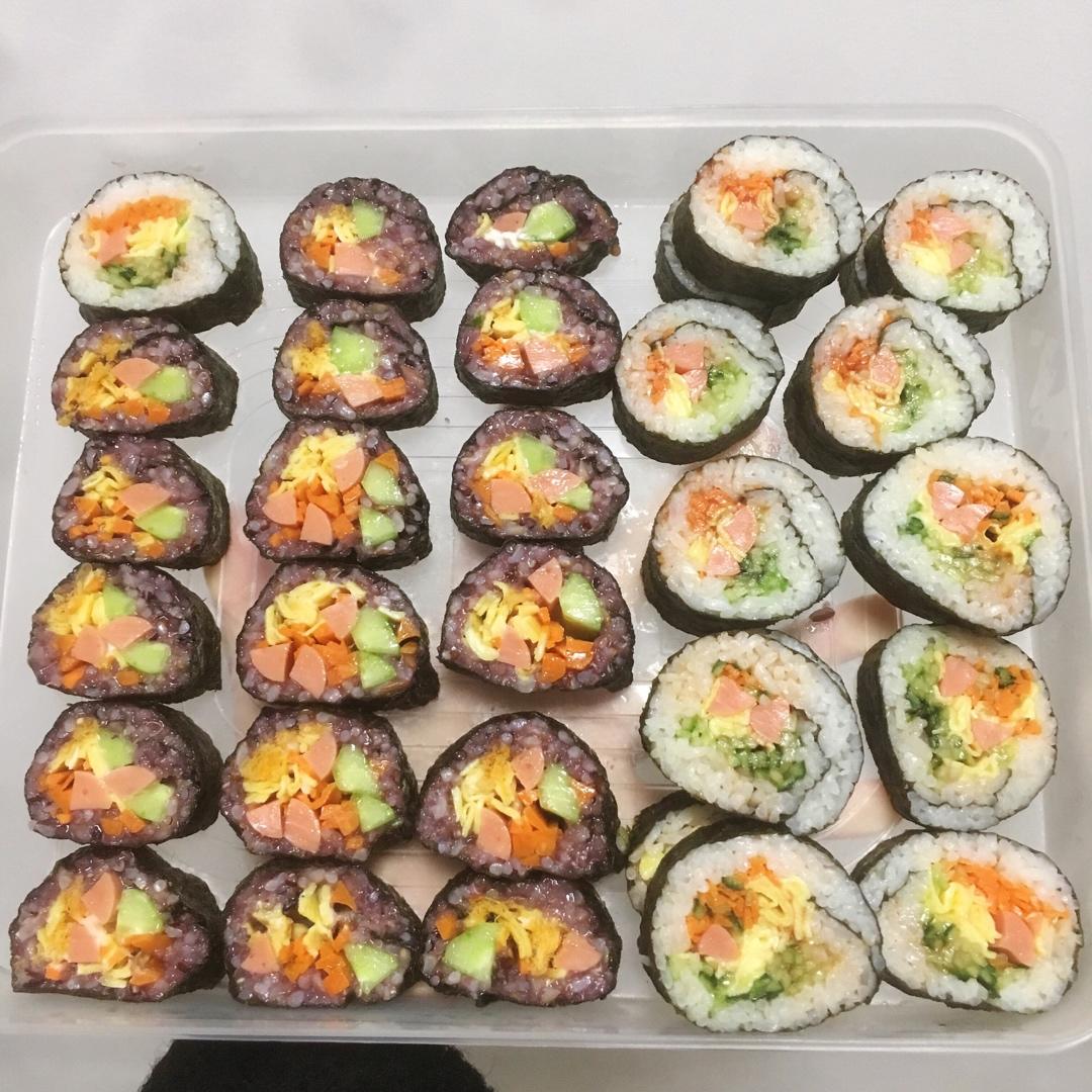 家庭版寿司（不用寿司醋）