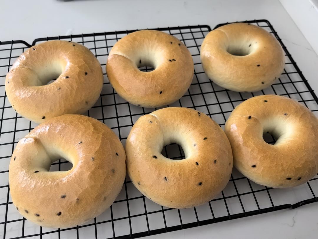 💎全麦贝果｜无油无糖｜钻石裂纹｜超级快手｜一小时搞定