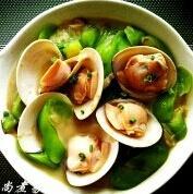 蛤蝲烩丝瓜的做法