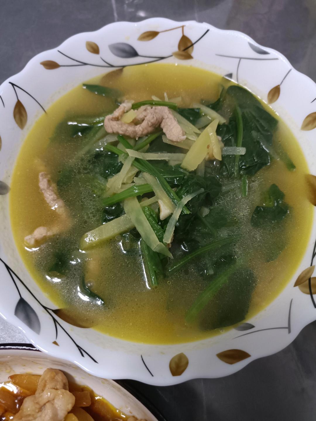 蔬菜肉丝汤