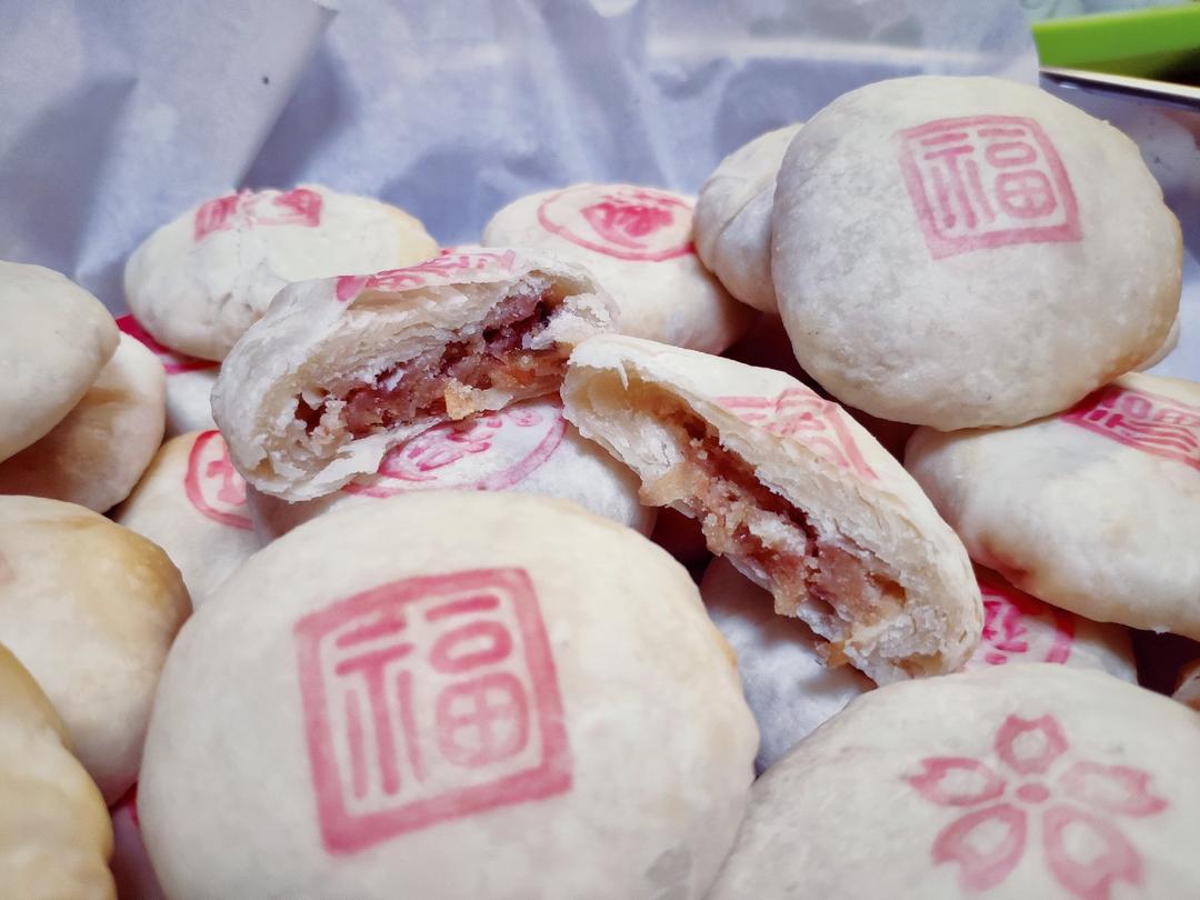 用新鲜玫瑰做一盘【玫瑰鲜花饼】层层开酥情人节回礼