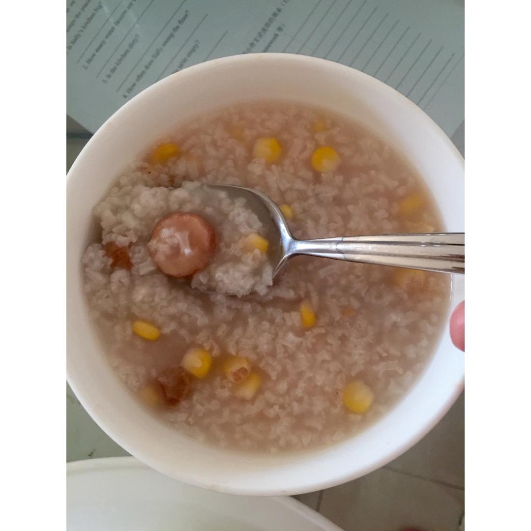 栗子红枣白米粥