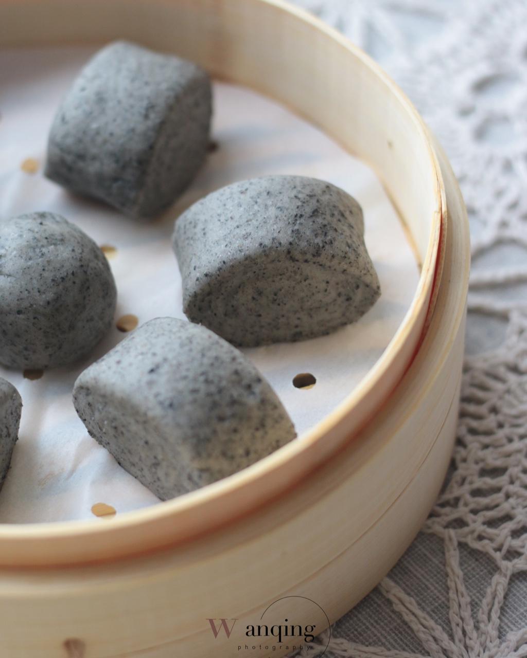 奶香黑芝麻刀切馒头