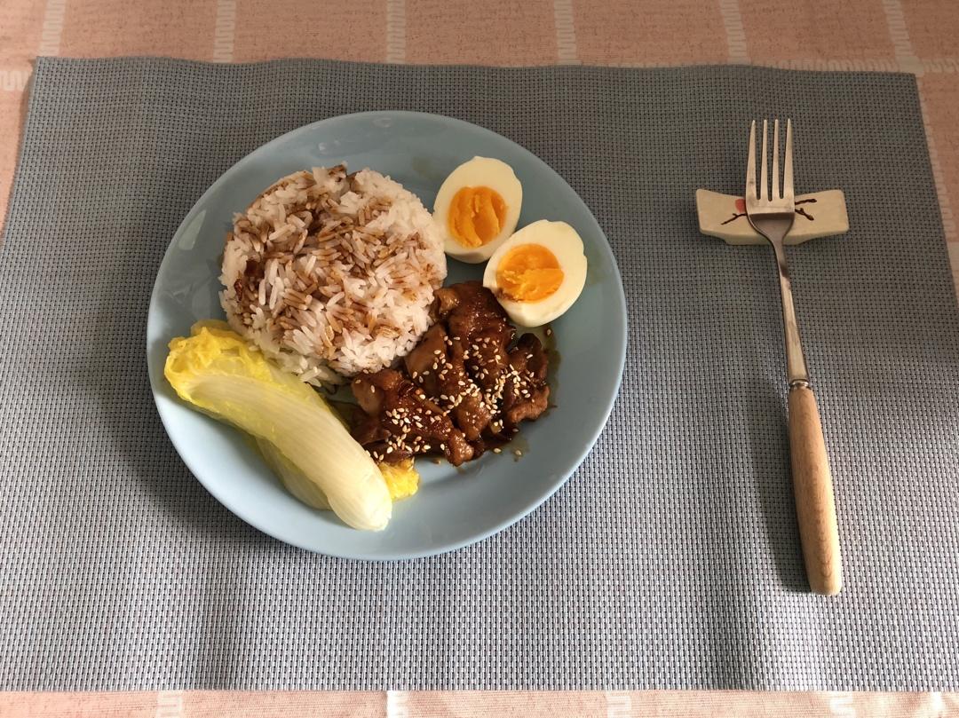 照烧鸡腿饭