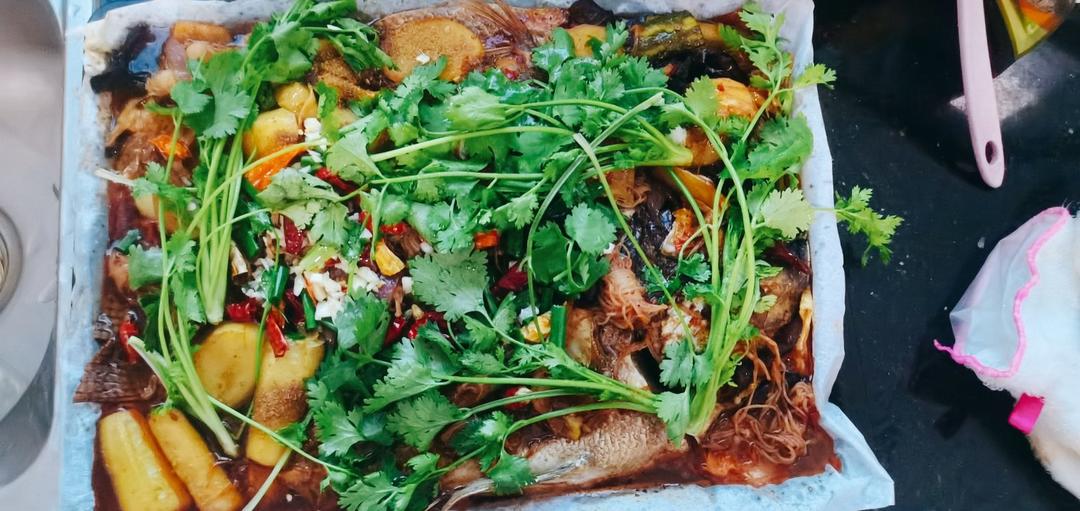 重庆烤鱼(烤箱版)爆好吃，爆简单