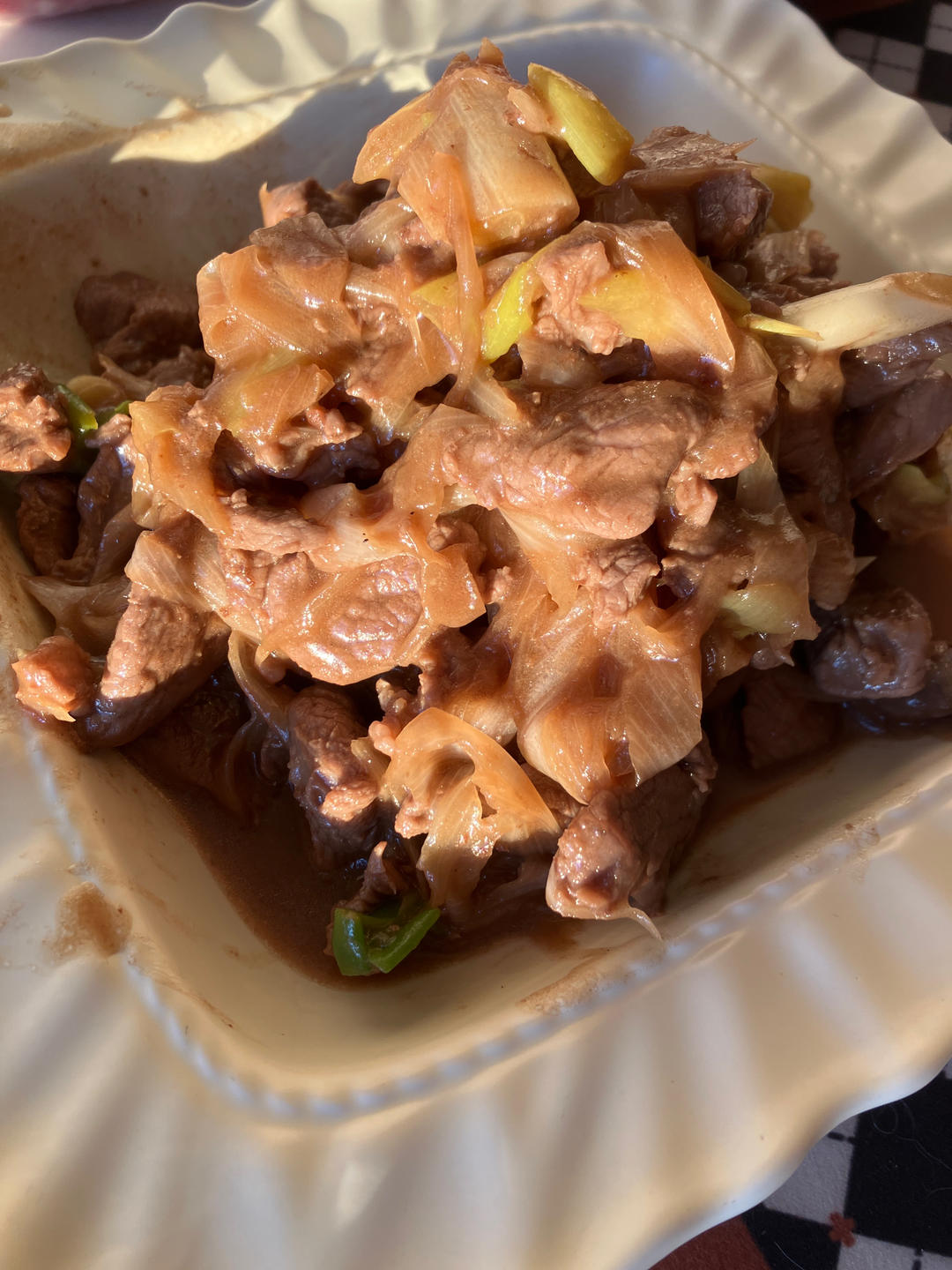 葱爆羊肉~味道超赞不膻有诀窍