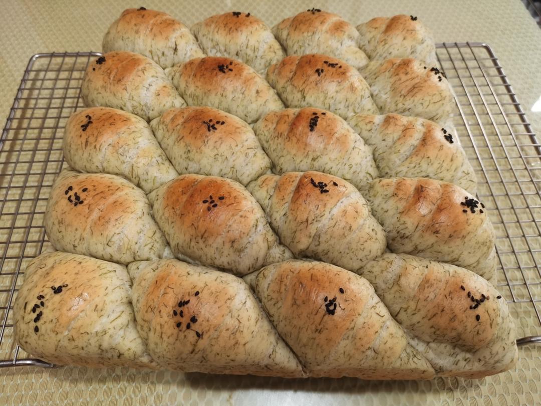 海苔面包卷（汤种法 柔软又拉丝）