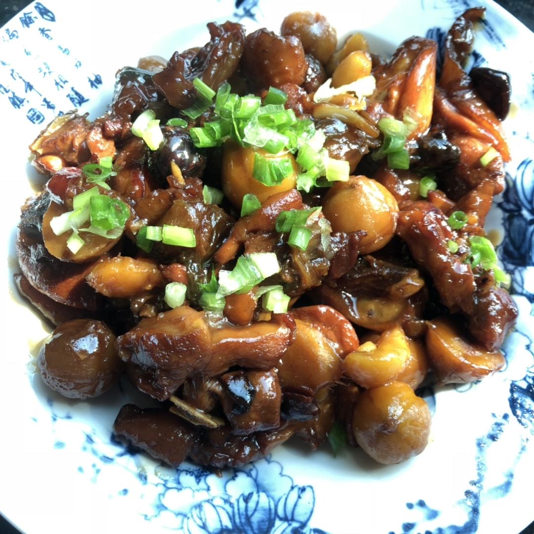 板栗蜜汁鸡