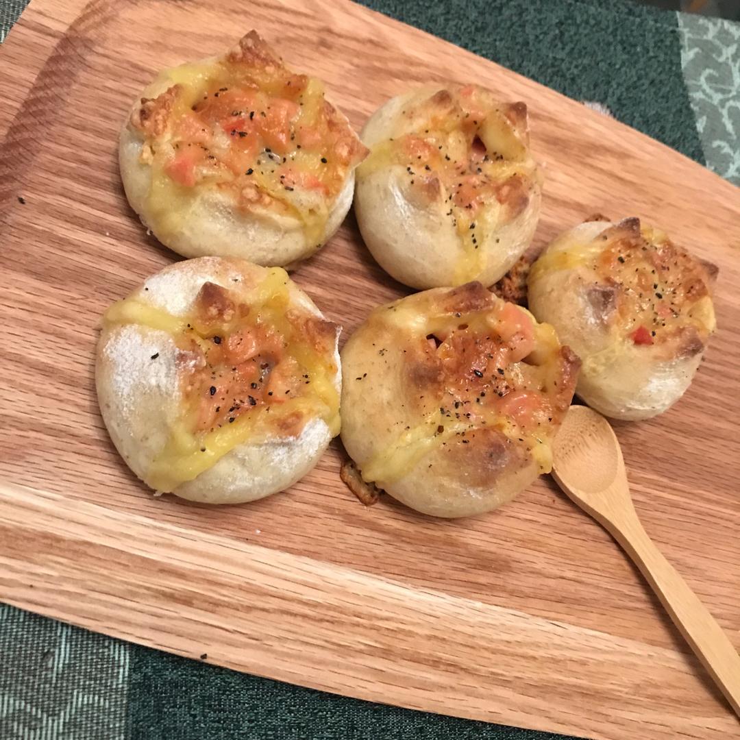 全麦芝士熔岩面包