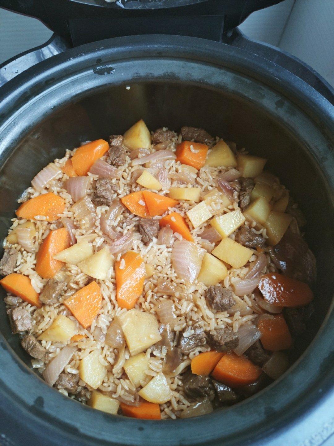 快捷版牛肉焖饭