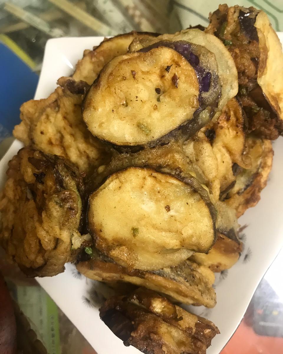 酥炸茄盒￨外酥里嫩