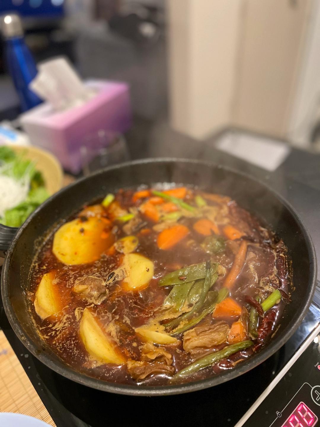 羊肉胡萝卜火锅